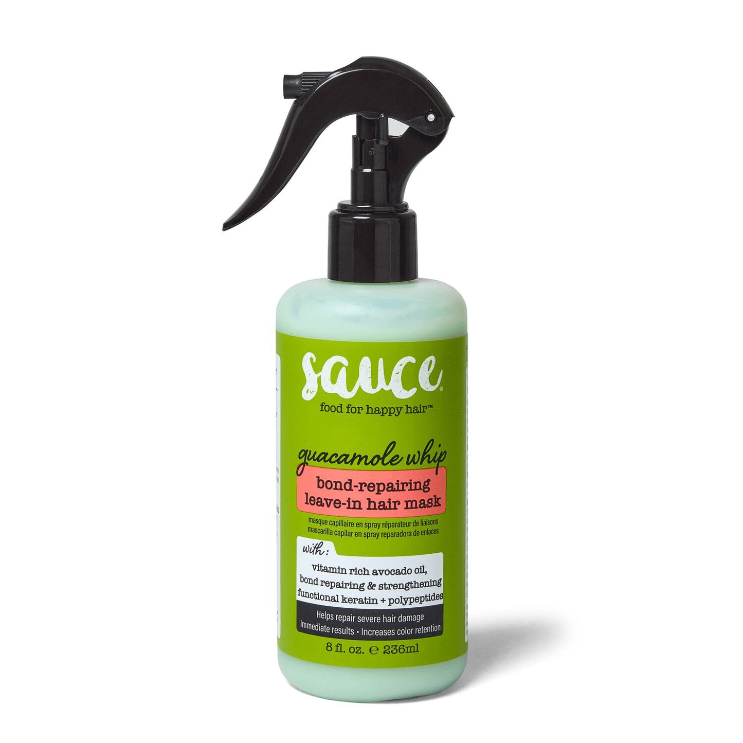 Sauce Beauty Guacamole Whip Bond Repair Leave-In Mask,8 oz