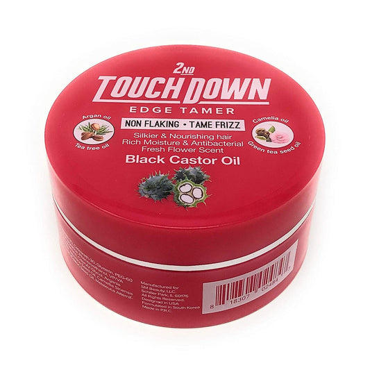 2nd Touch Down Edge Tamer Black Castor Oil 2.82 Oz.