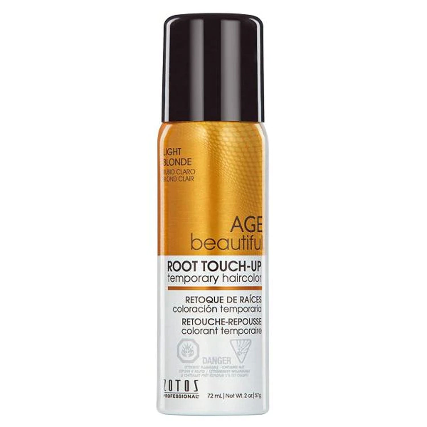 Age Beautiful Root Touch Up Spray, Light Blonde, 2 Oz.