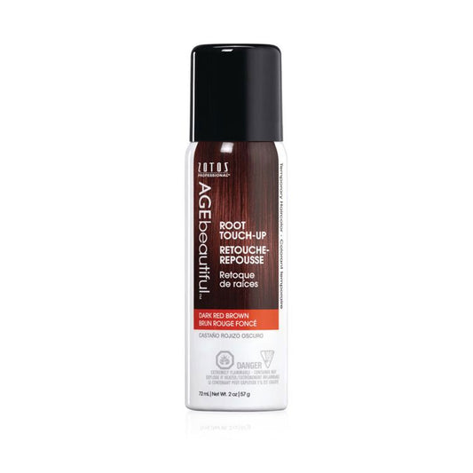 Age Beautiful Root Touch Up Spray, Dark Red Brown, 2 Oz.
