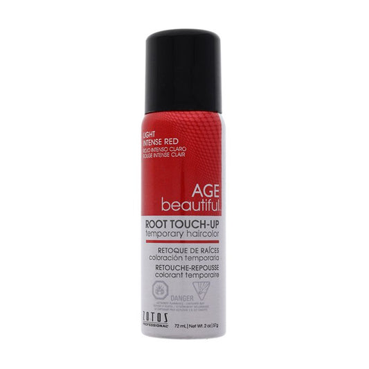 AGE beautiful Root Touch Up Temporary Hair color Spray Light Intense Red 2 oz