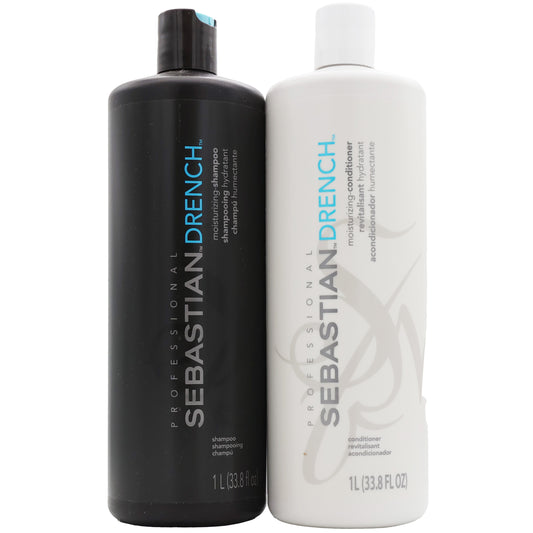 Sebastian Drench Shampoo and Conditioner Set, 33 oz Each